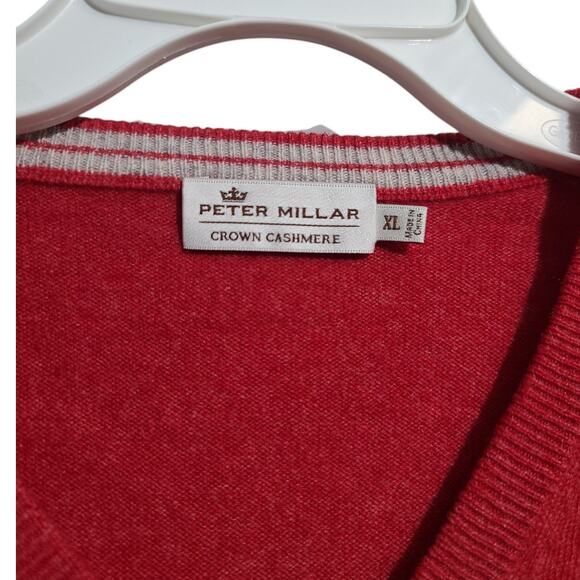 Peter Millar Crown Heritage Cashmere V-Neck Sweater - Picture 3 of 5